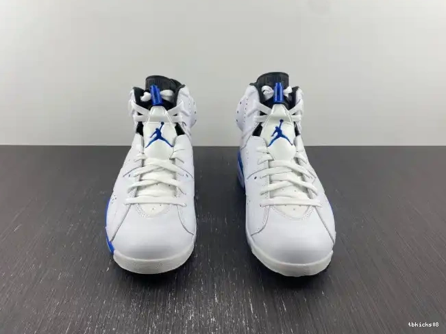Cheap TBkick 6 Jordan (2014) Air Blue Sport 384664-107 Retro 0608